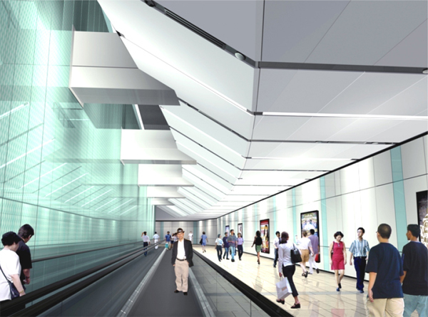 Artist impression - DTL1 Bugis Station